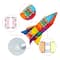 PicassoTiles® 36 Piece Rocket Magnetic Tile Set
